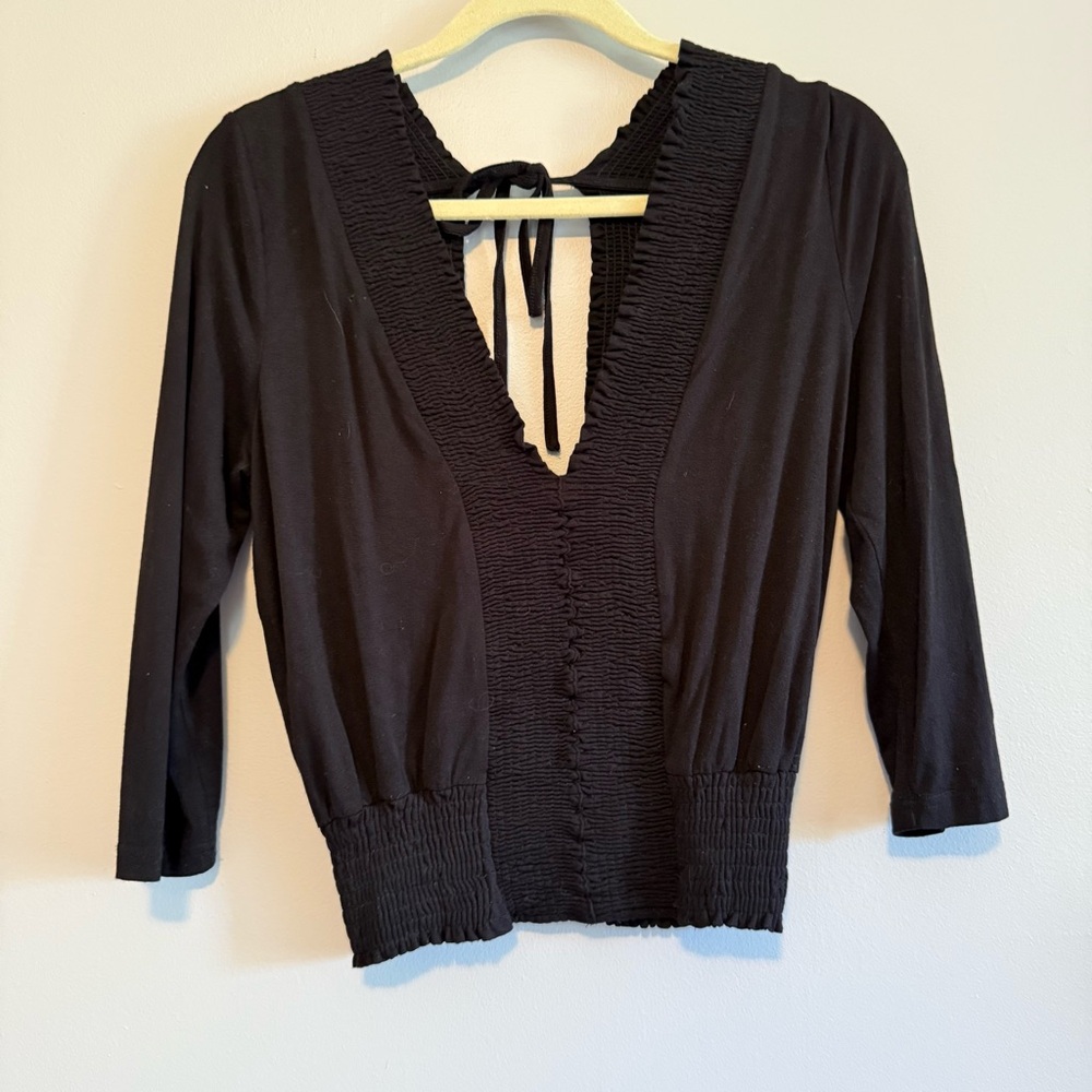 Buckle Open Front/Back Top